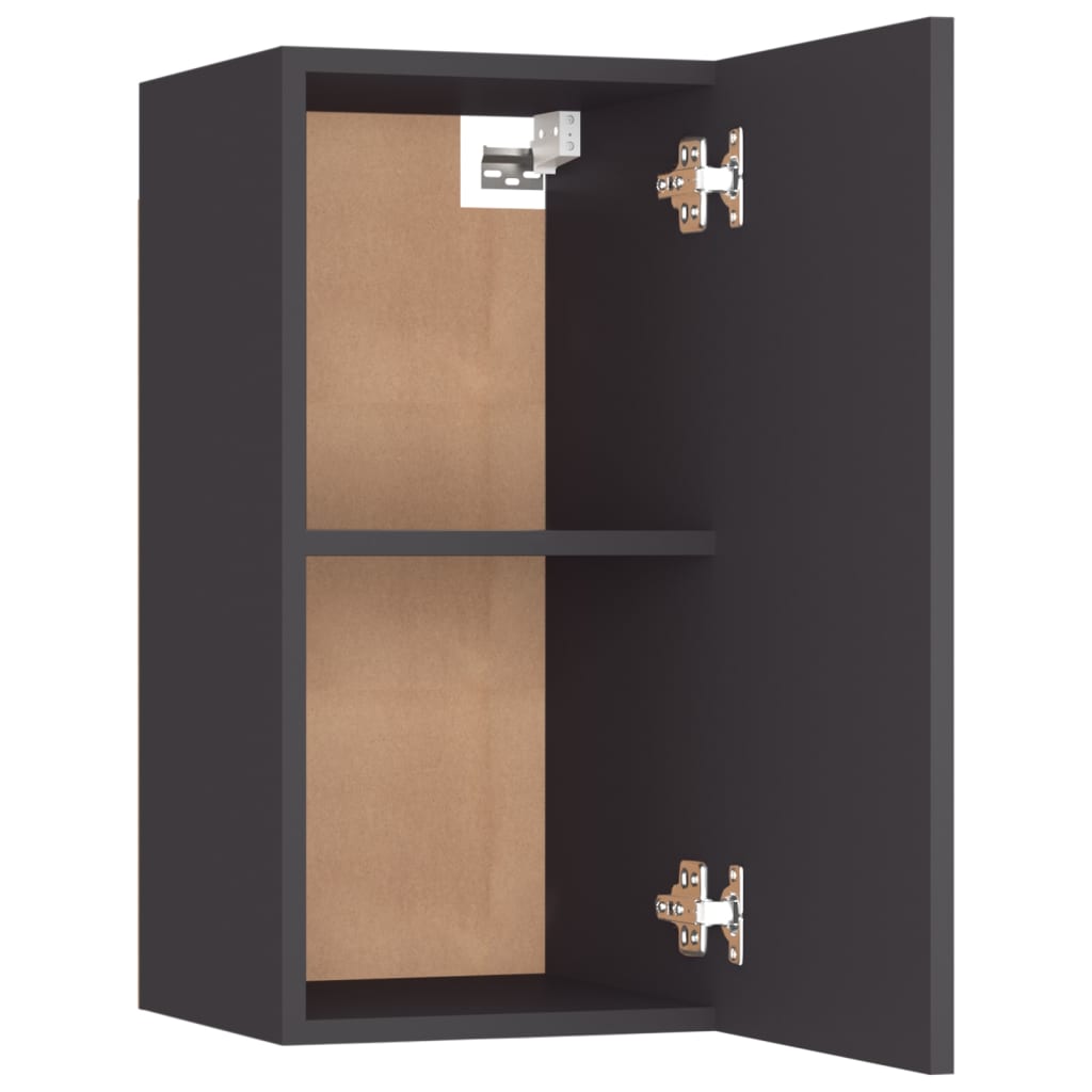Meubles TV 2 pcs. Gris 30,5x30x60 cm en bois