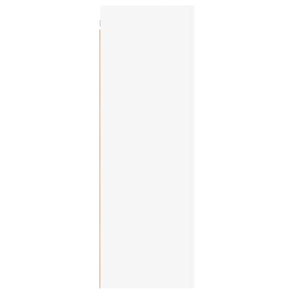 Meuble TV blanc 30,5x30x90 cm en bois