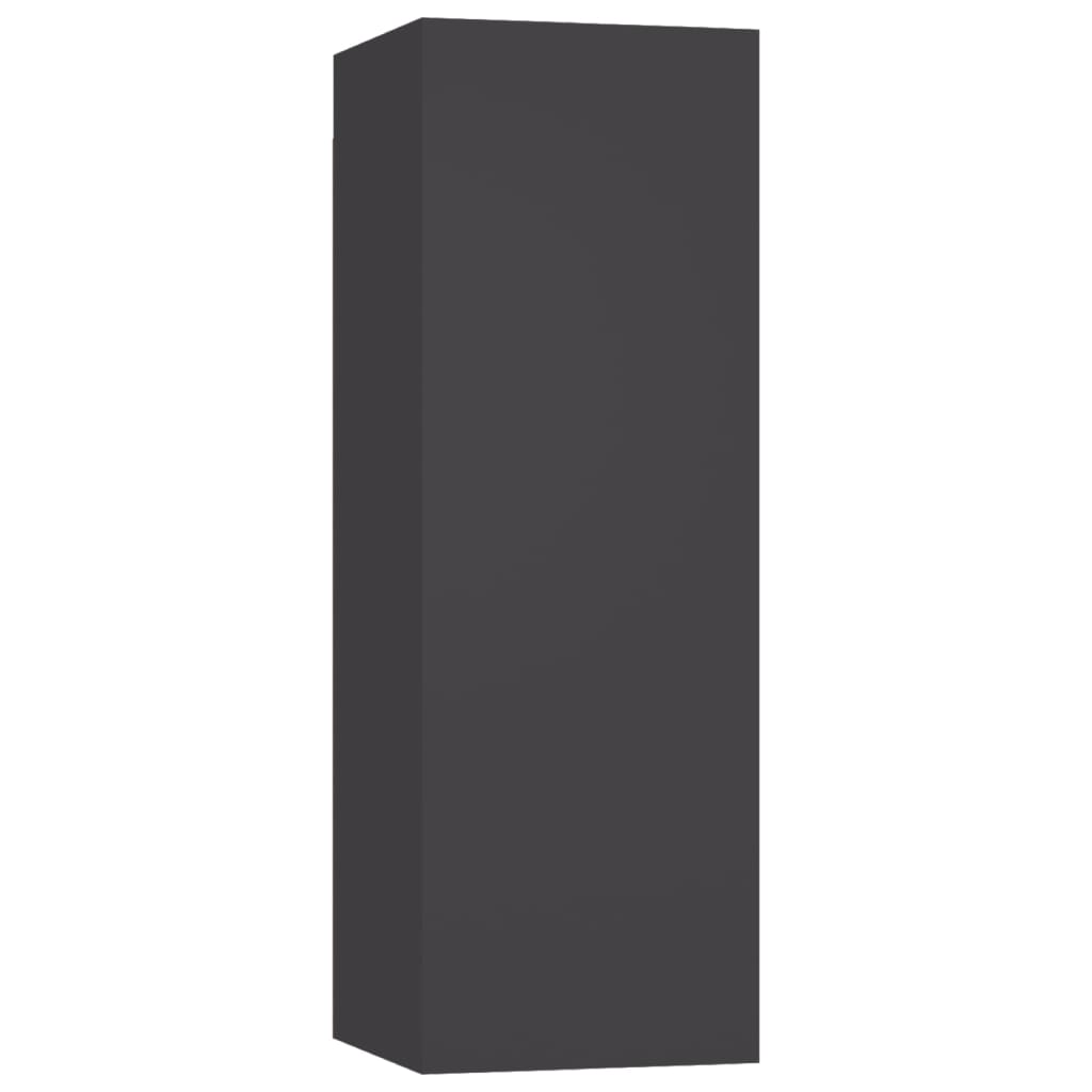TV-Schrank Grau 30,5x30x90 cm Holzwerkstoff