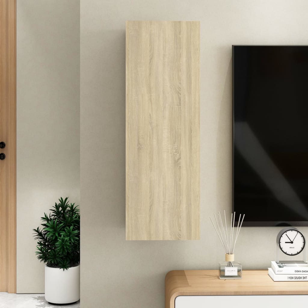 Meuble TV en chêne Sonoma 30,5x30x90 cm, matériau à base de bois