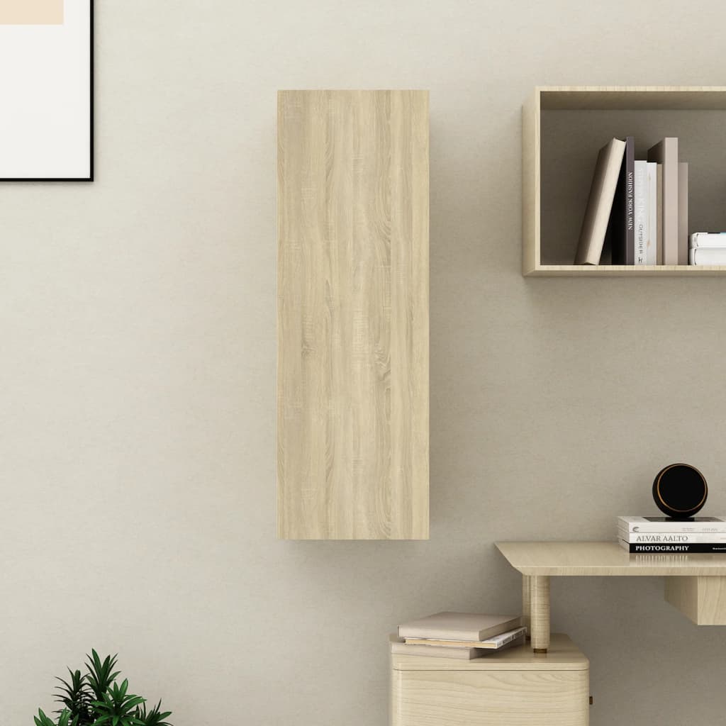 Meuble TV en chêne Sonoma 30,5x30x90 cm, matériau à base de bois
