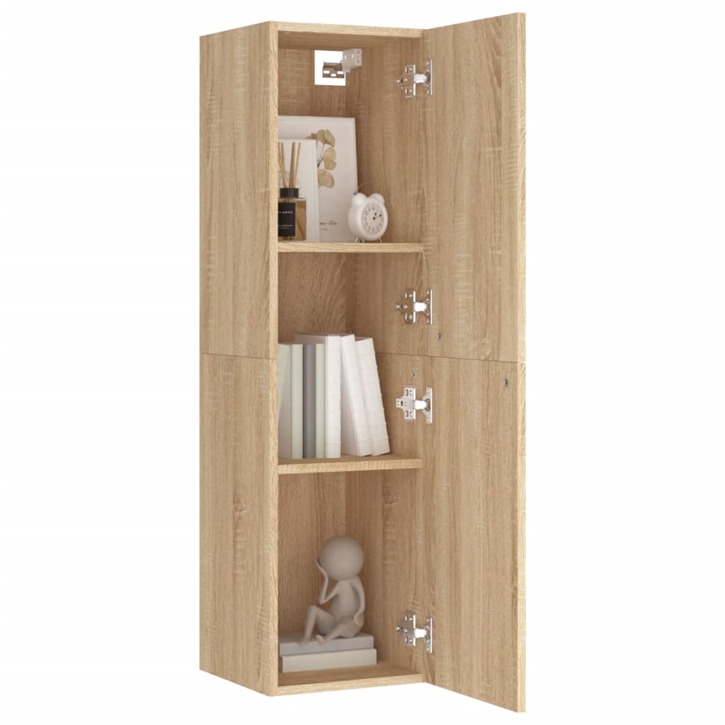 Meuble TV chêne Sonoma 30,5x30x110 cm matériau bois