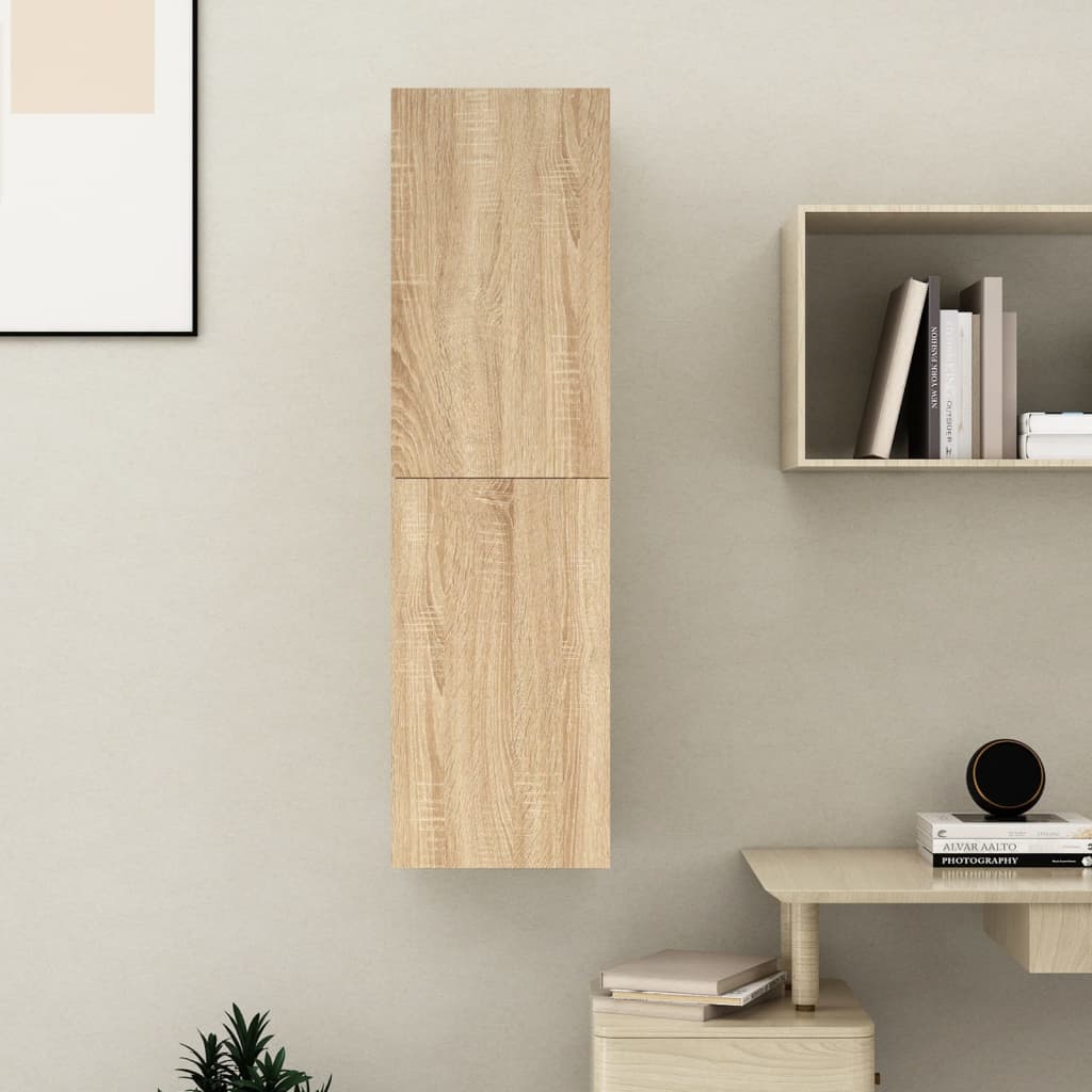 Meuble TV chêne Sonoma 30,5x30x110 cm matériau bois
