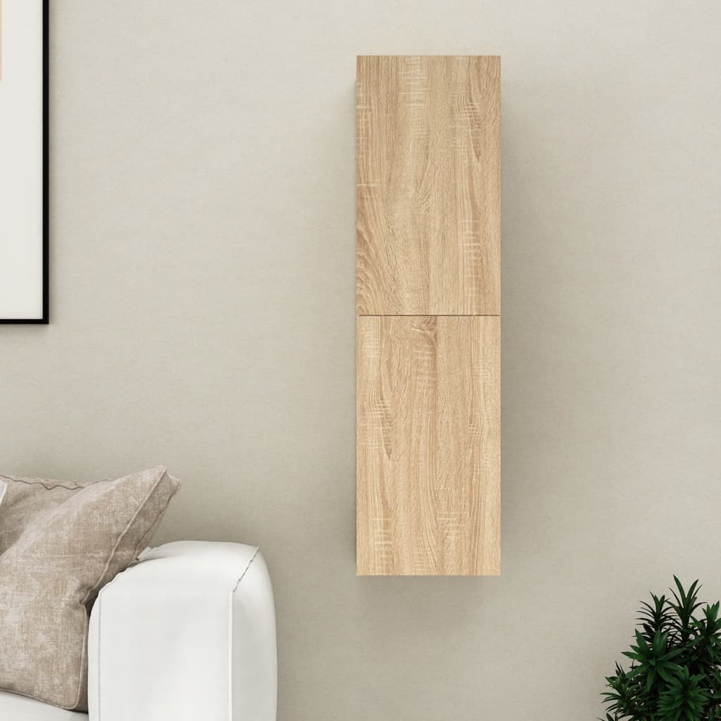 Meuble TV chêne Sonoma 30,5x30x110 cm matériau bois