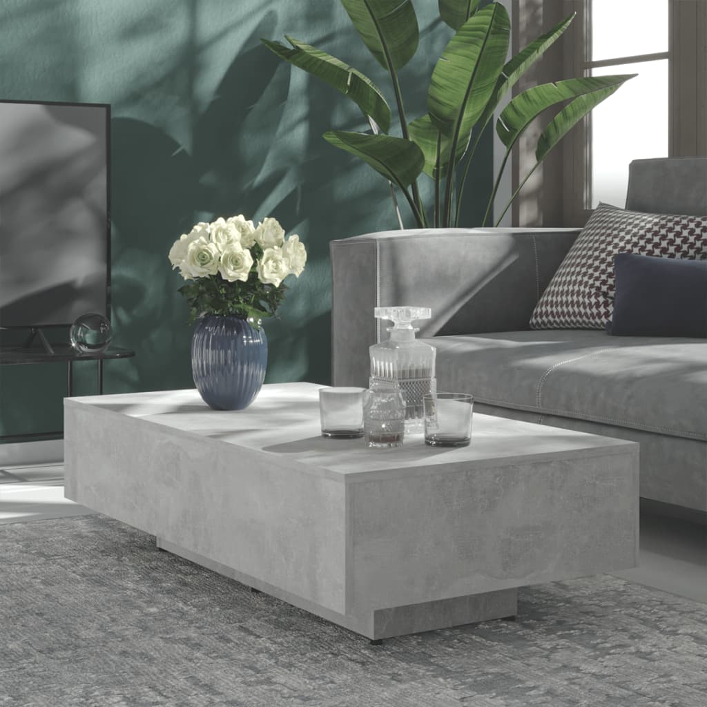 Couchtisch Betongrau 100x49,5x31 cm Holzwerkstoff