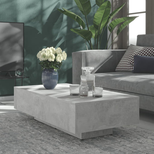 Couchtisch Betongrau 100x49,5x31 cm Holzwerkstoff