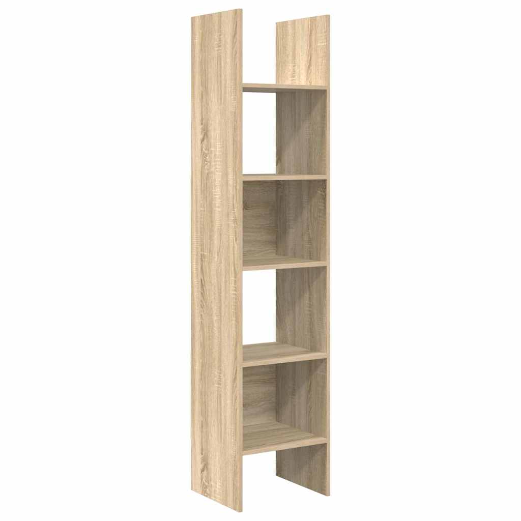 Bücherregal Sonoma-Eiche 40x35x180 cm Holzwerkstoff