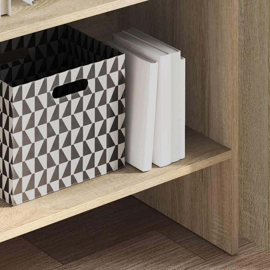 Bibliothèque chêne Sonoma 60x35x180 cm en bois