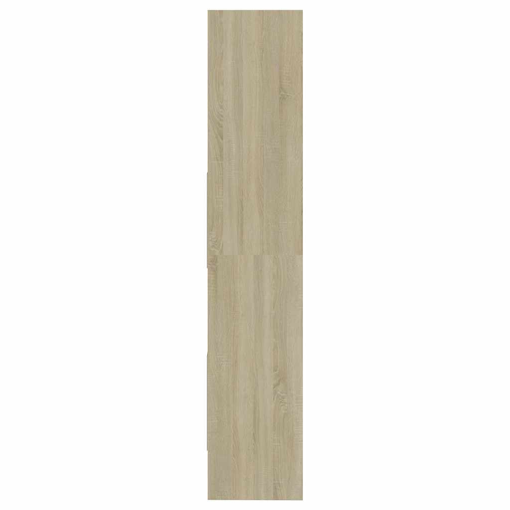 Bibliothèque chêne Sonoma 60x35x180 cm en bois