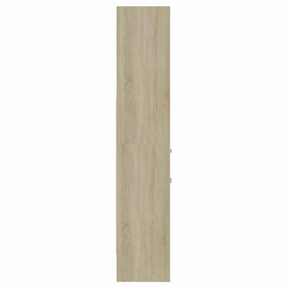 Bücherregal Sonoma-Eiche 40x35x180 cm Holzwerkstoff
