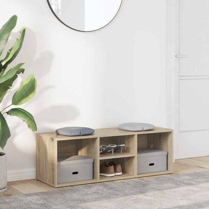 Schuhbank Sonoma-Eiche 102x35x35 cm Holzwerkstoff