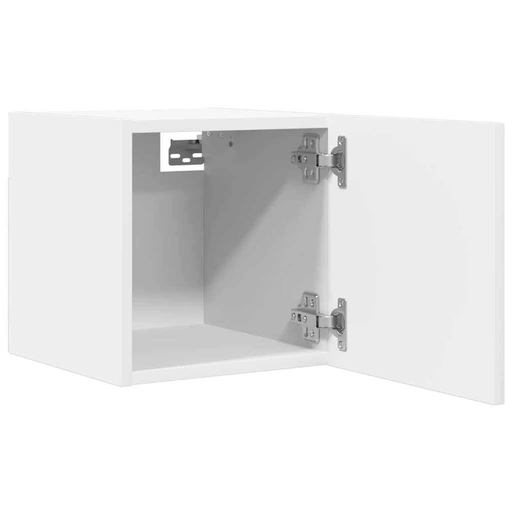 TV wall cabinets 4 pcs. White 30.5x30x30 cm