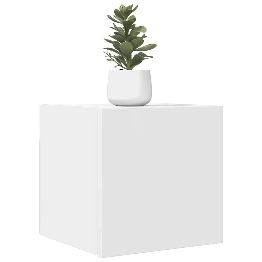 TV wall cabinets 4 pcs. White 30.5x30x30 cm