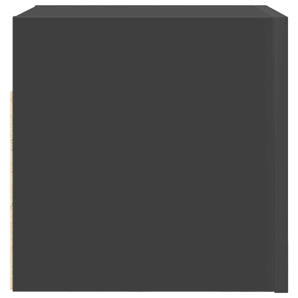 TV wall cabinets 4 pcs. Gray 30.5x30x30 cm