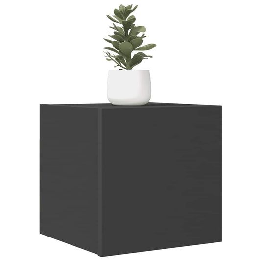 TV wall cabinets 4 pcs. Gray 30.5x30x30 cm