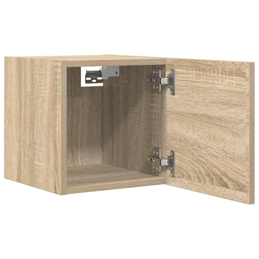 TV wall cabinets 4 pcs. Sonoma oak 30.5x30x30 cm