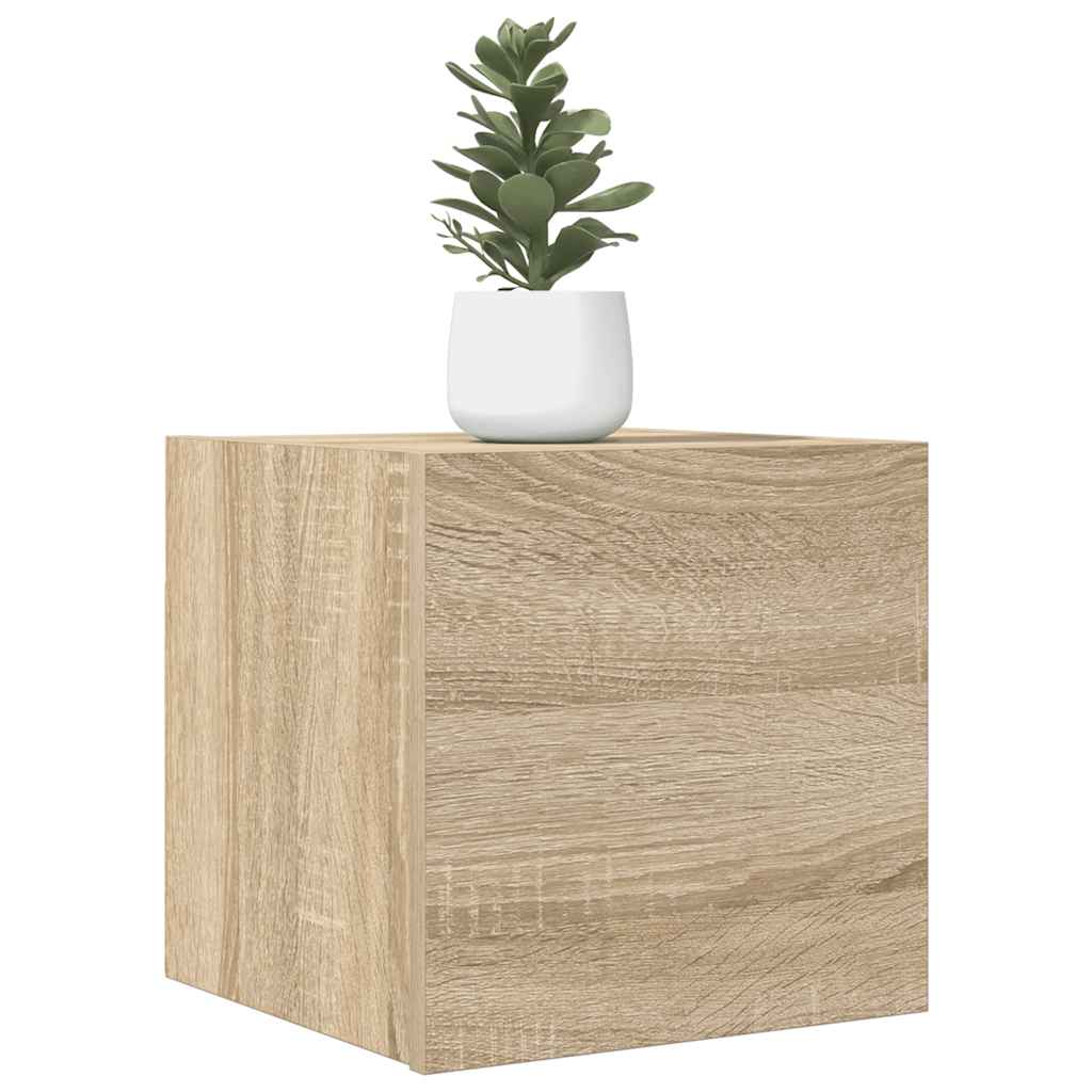 TV wall cabinets 4 pcs. Sonoma oak 30.5x30x30 cm