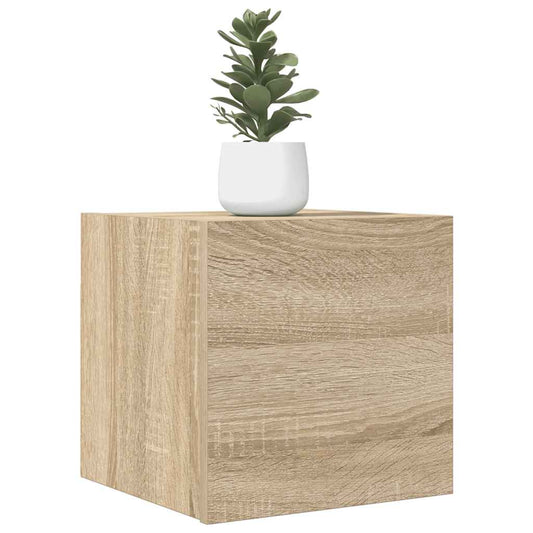 TV wall cabinets 4 pcs. Sonoma oak 30.5x30x30 cm