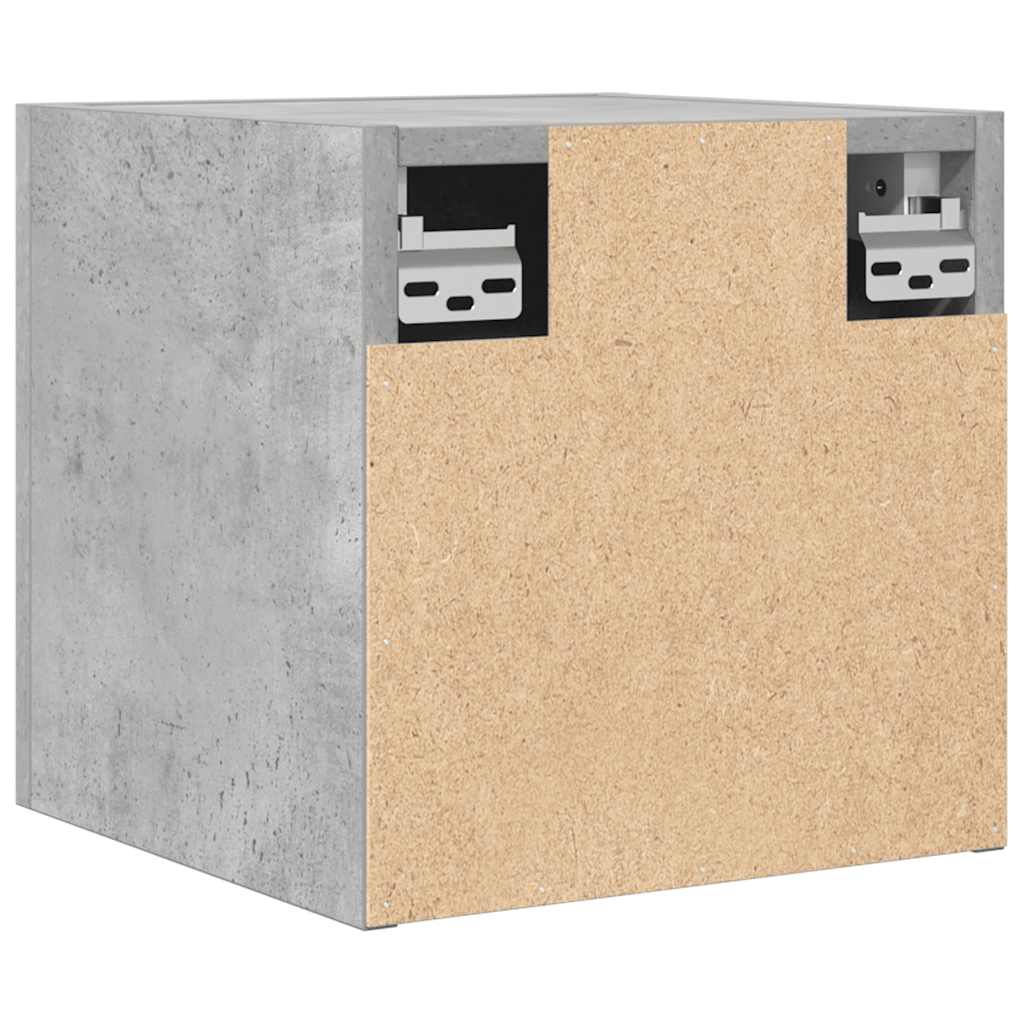 TV wall cabinets 4 pcs. Concrete grey 30.5x30x30 cm
