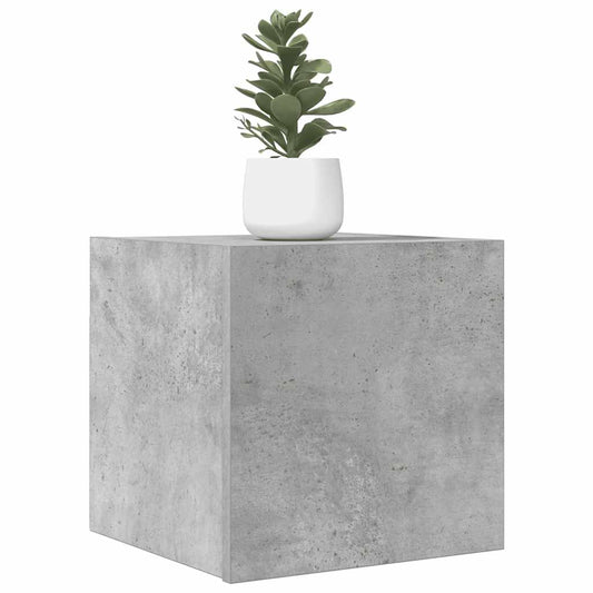 TV wall cabinets 4 pcs. Concrete grey 30.5x30x30 cm
