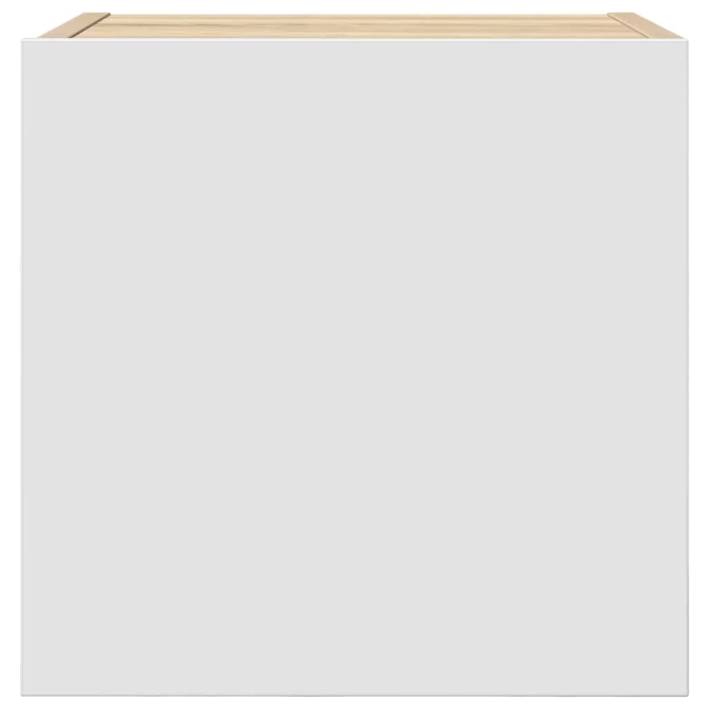 TV wall cabinets 4 pcs. White Sonoma oak 30.5x30x30 cm