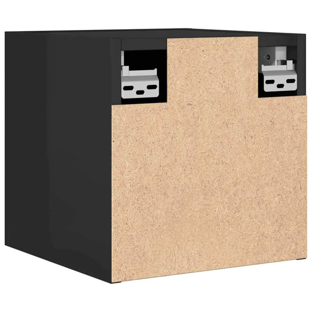 TV wall cabinets 4 pcs. High-gloss black 30.5x30x30 cm
