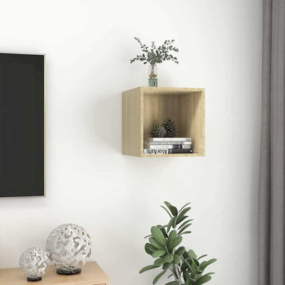 Wandschrank Sonoma-Eiche 37x37x37 cm Holzwerkstoff
