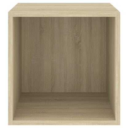 Wandschränke 4 Stk. Sonoma-Eiche 37x37x37 cm Holzwerkstoff