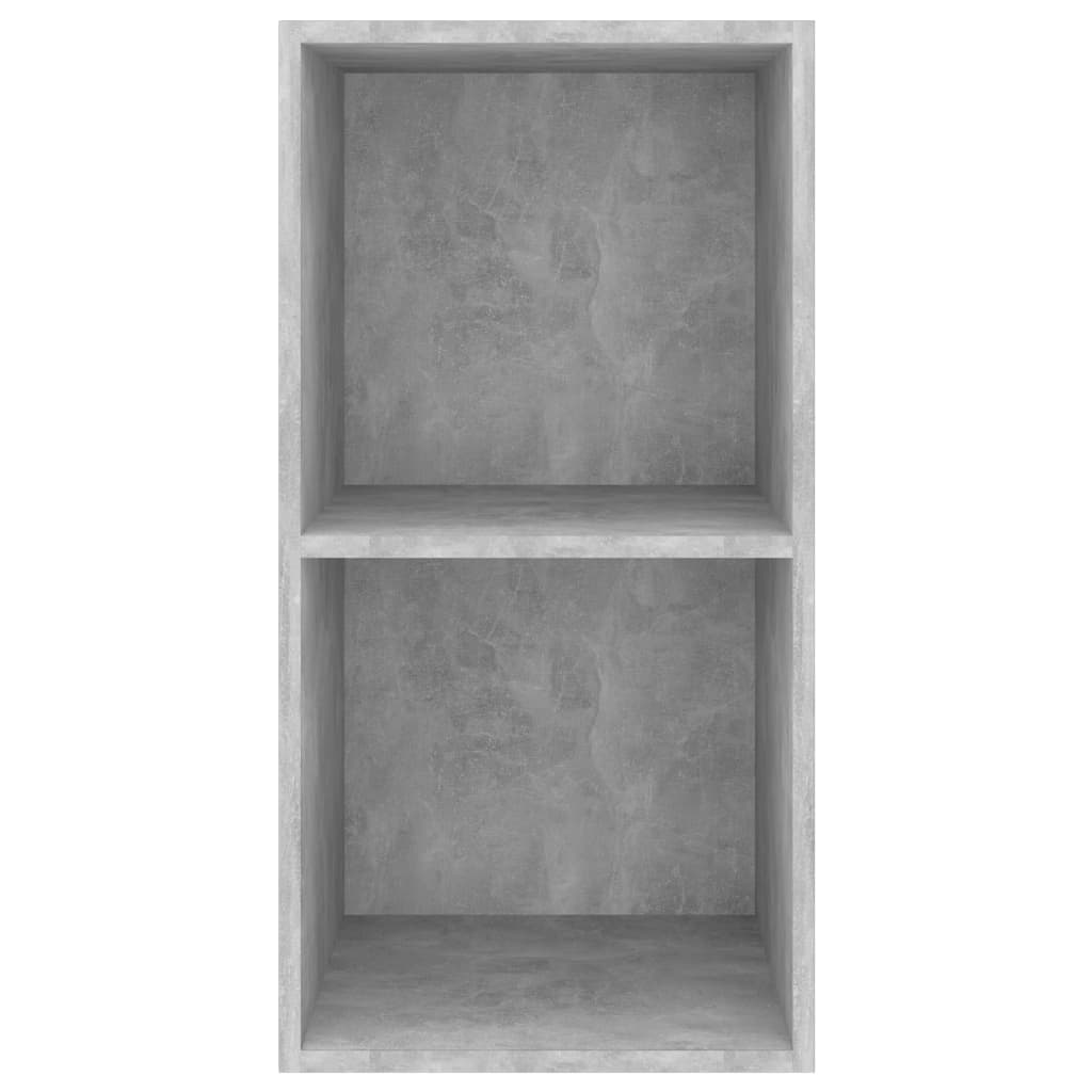 TV wall cabinet concrete grey 37x37x72 cm wood material