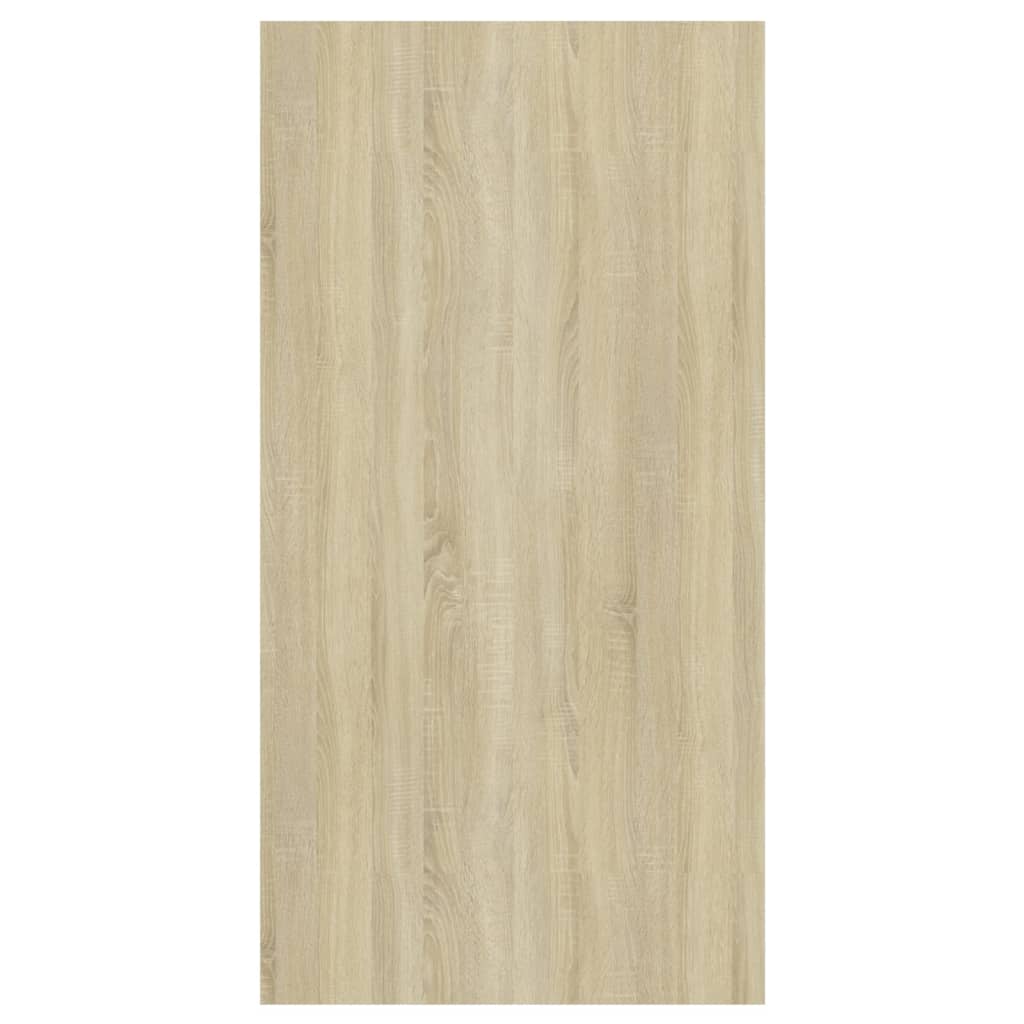 TV-Wandschrank Sonoma-Eiche und Weiß 37x37x72 cm Holzwerkstoff