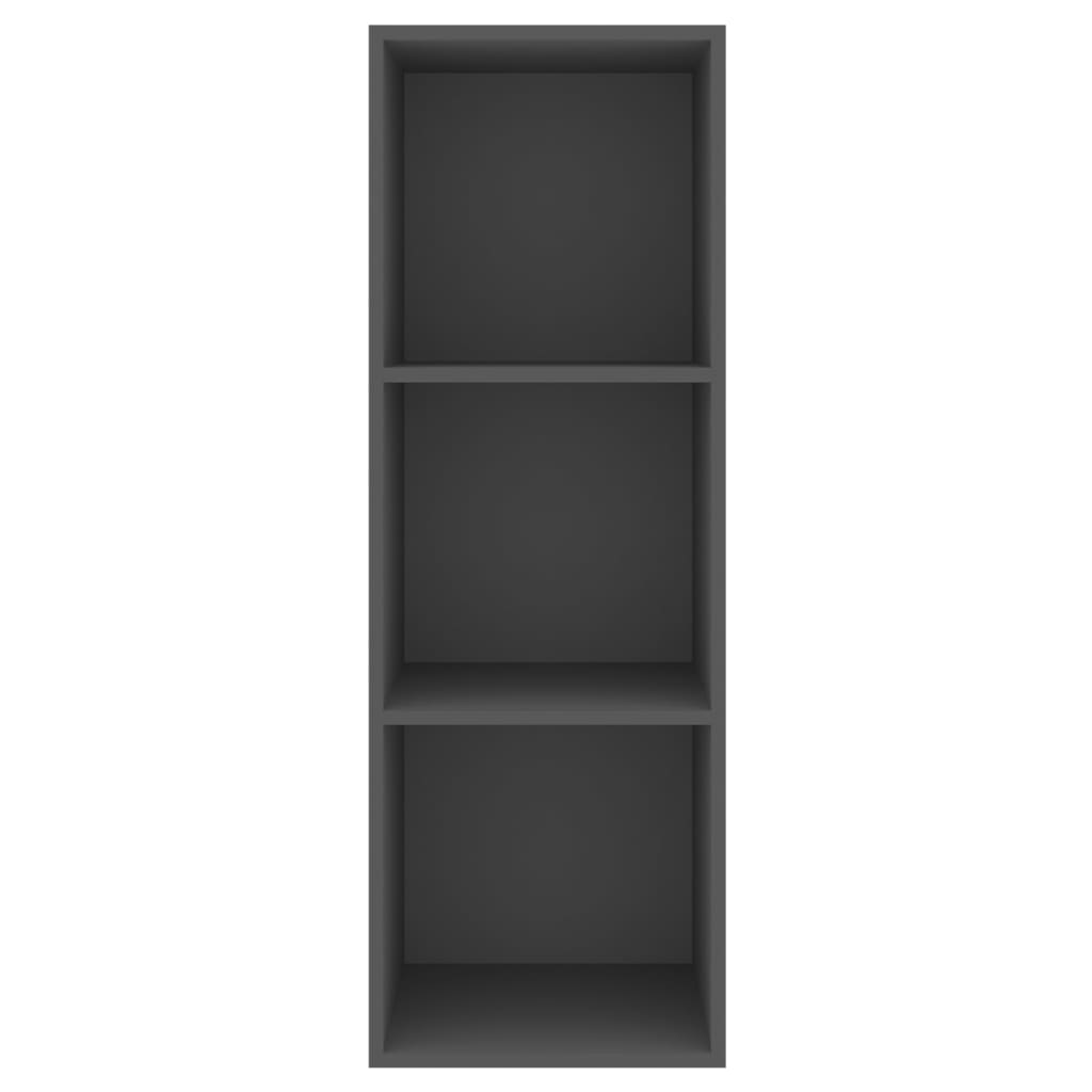 TV-Wandschrank Grau 37x37x107 cm Holzwerkstoff