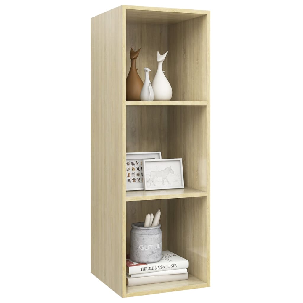 Meuble TV mural chêne Sonoma 37x37x107 cm matériau bois