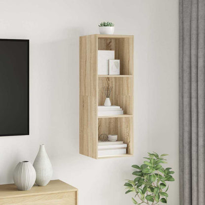 TV-Wandschrank Sonoma-Eiche 37x37x107 cm Holzwerkstoff