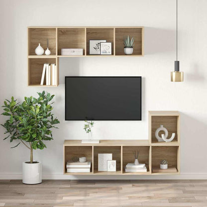 TV-Wandschrank Sonoma-Eiche 37x37x107 cm Holzwerkstoff