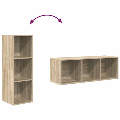 TV-Wandschrank Sonoma-Eiche 37x37x107 cm Holzwerkstoff