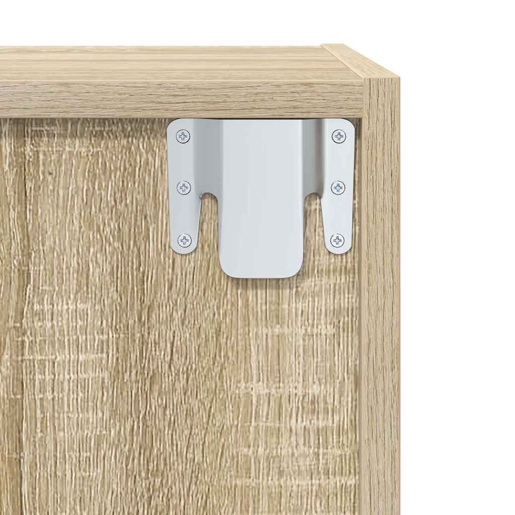TV-Wandschrank Sonoma-Eiche 37x37x142,5 cm Holzwerkstoff