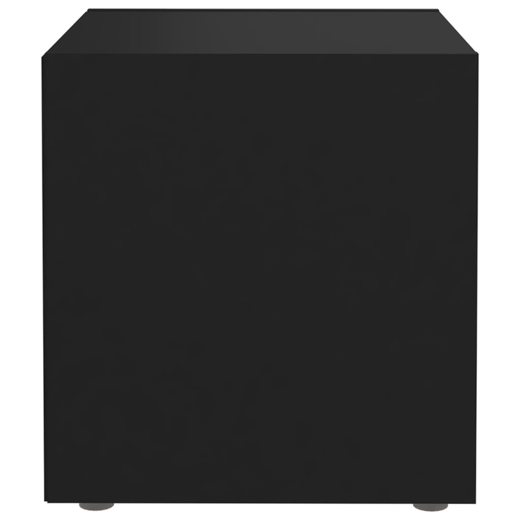 Meubles TV 4 pcs. Noir 37x35x37 cm matériau bois