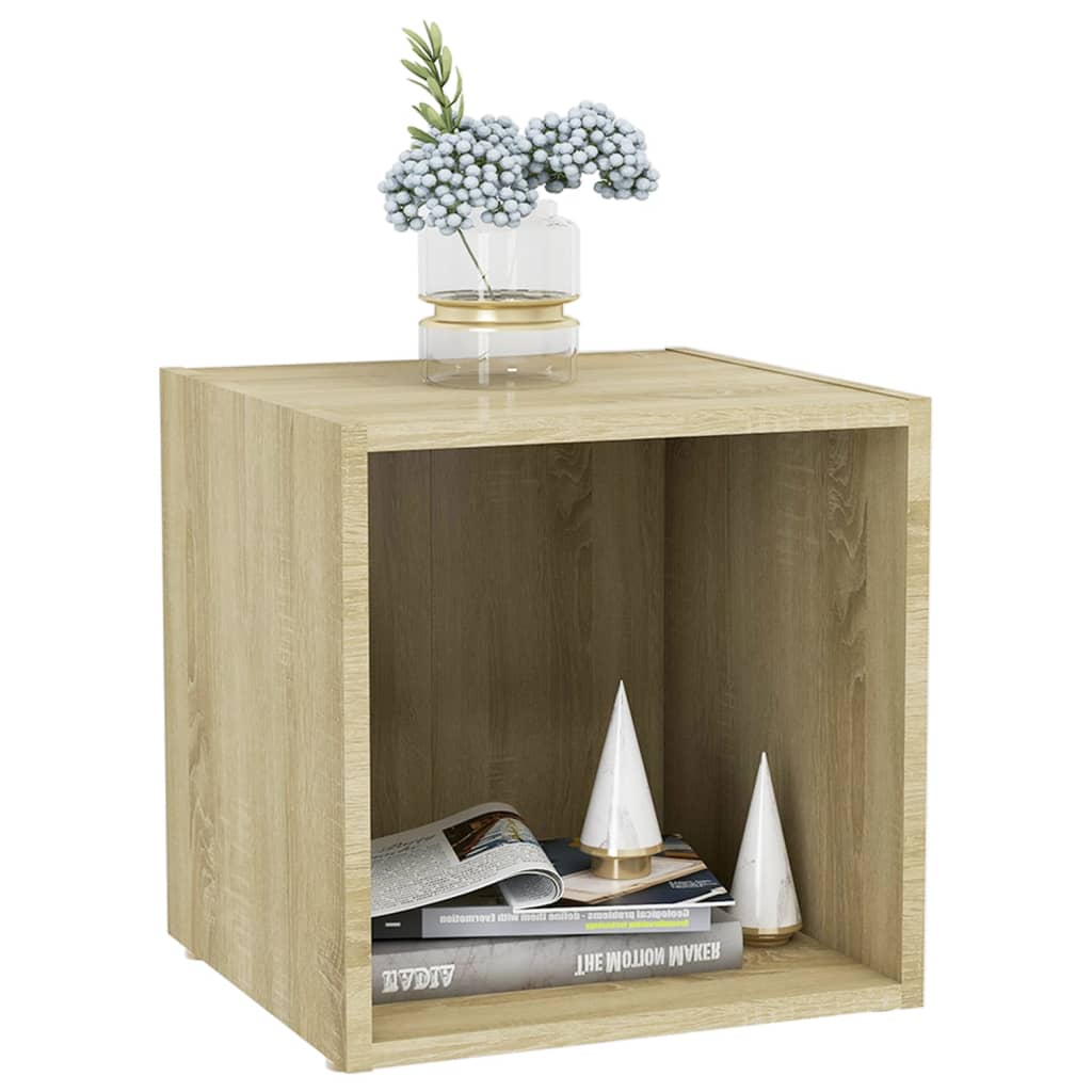 Meubles TV 4 pcs. Chêne Sonoma 37x35x37 cm matériau bois