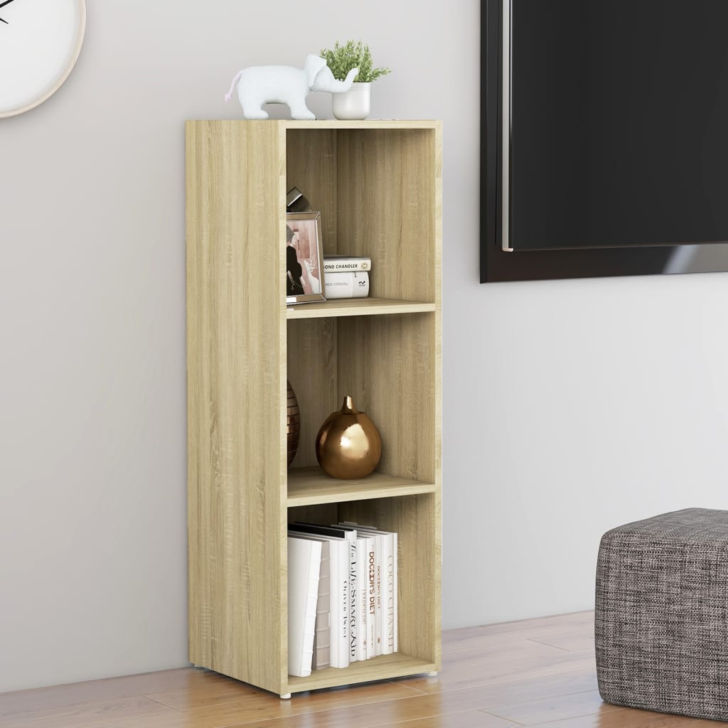 Meuble TV chêne Sonoma 107x35x37 cm matériau bois