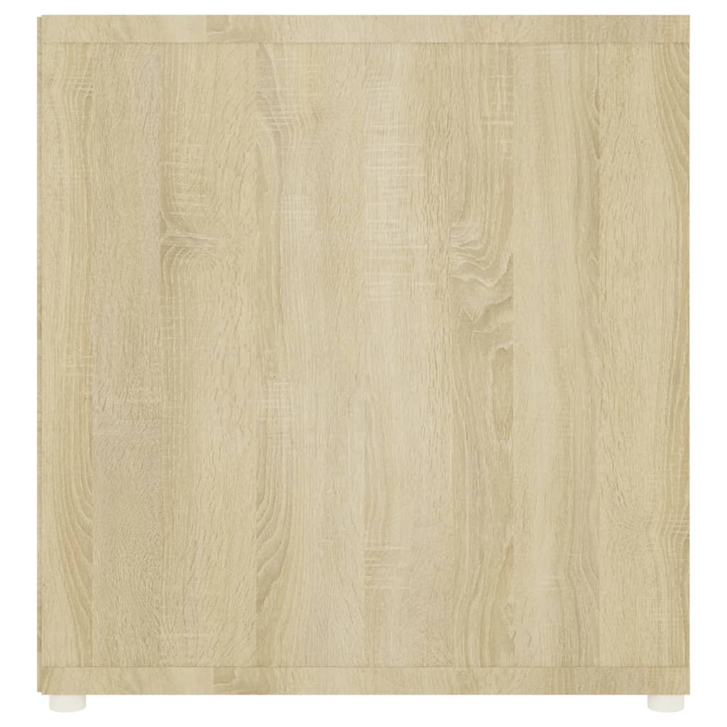 Meuble TV chêne Sonoma 107x35x37 cm matériau bois
