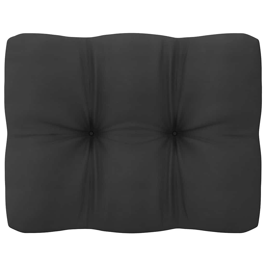 Garten-Ecksofa mit Kissen Massivholz Kiefer
