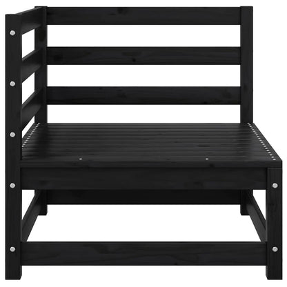 Garten-Ecksofa mit Kissen Massivholz Kiefer