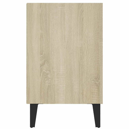 TV-Schrank mit Metallbeinen Sonoma-Eiche 103,5x30x50 cm