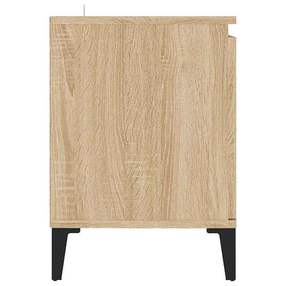 TV-Schrank mit Metallbeinen Sonoma-Eiche 103,5x35x50 cm