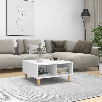 Couchtisch Weiß 60x60x30 cm Holzwerkstoff