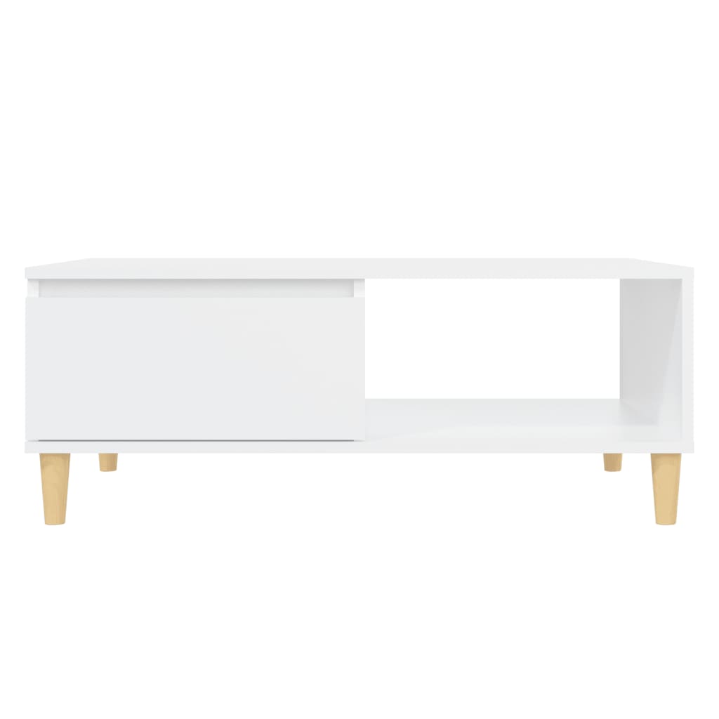 Couchtisch Weiß 90x60x35 cm Holzwerkstoff