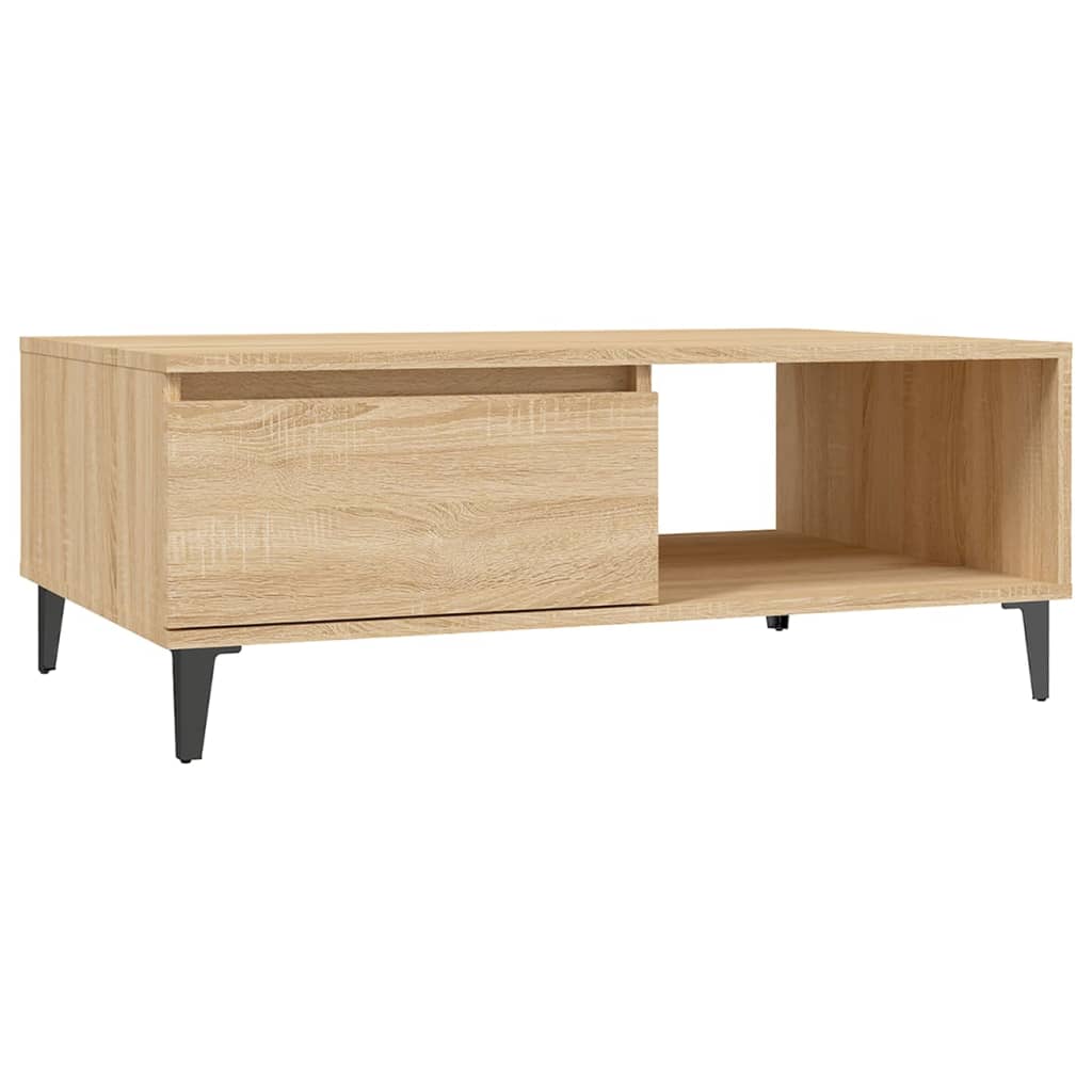 Coffee table Sonoma oak 90x60x35 cm wood material