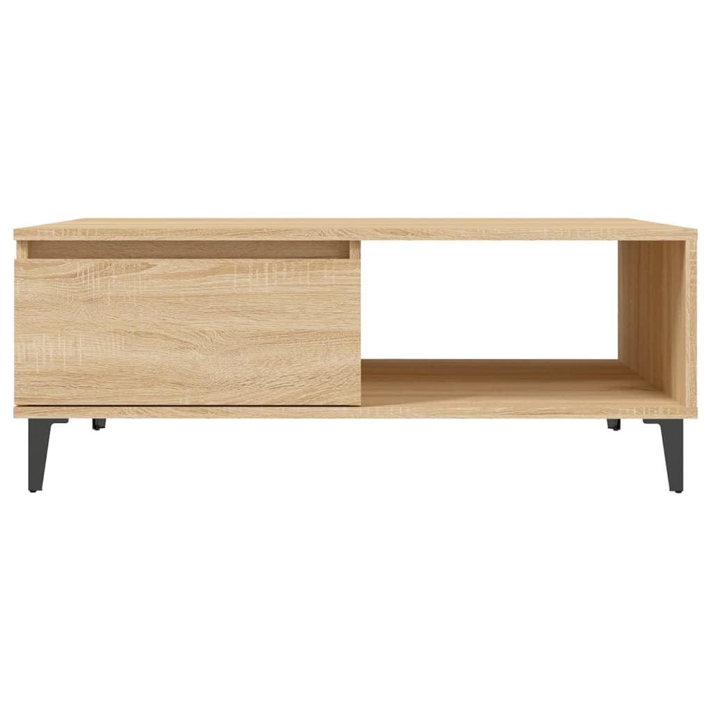 Coffee table Sonoma oak 90x60x35 cm wood material