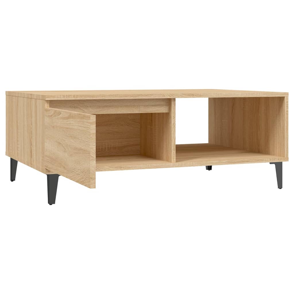 Coffee table Sonoma oak 90x60x35 cm wood material