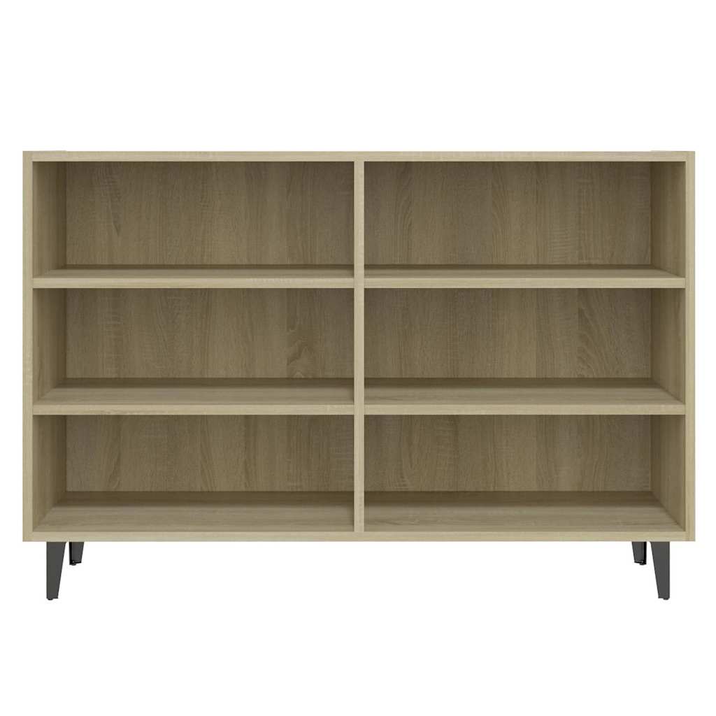 Sideboard Sonoma-Eiche 103,5x35x70 cm Holzwerkstoff